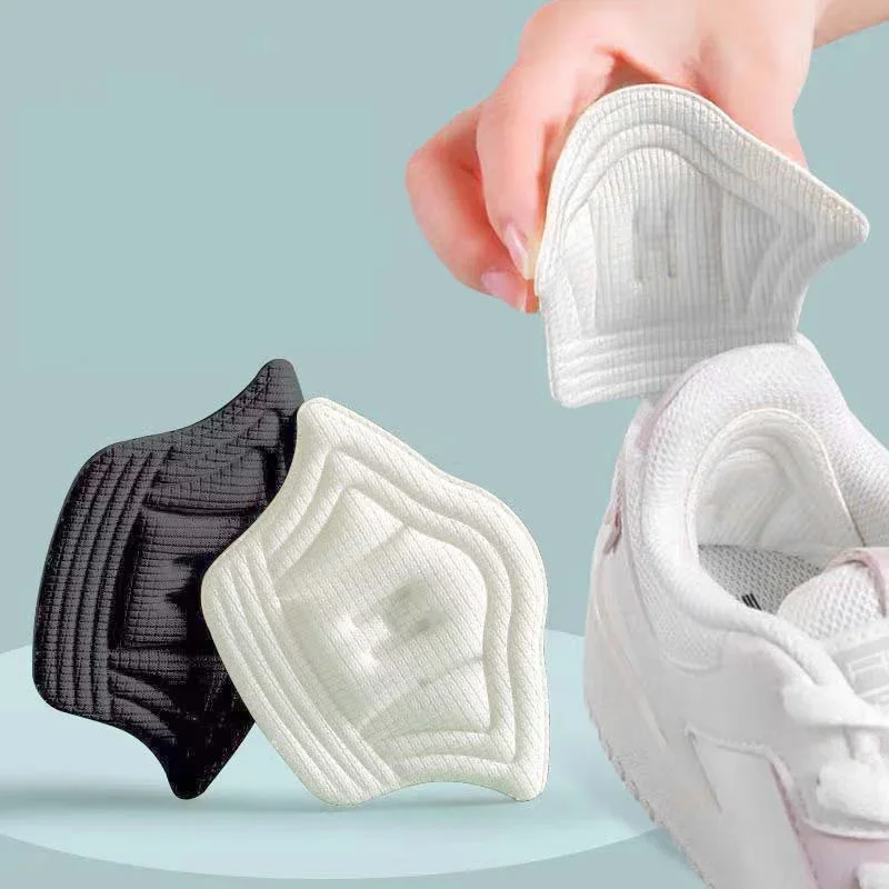 Heel Protectors for Sneakers Shoes Size Reducer Sports Shoe Inserts Cushion Pain Relief Antiwear Foot Pad Self-adhesive Stickers thumbnail 2
