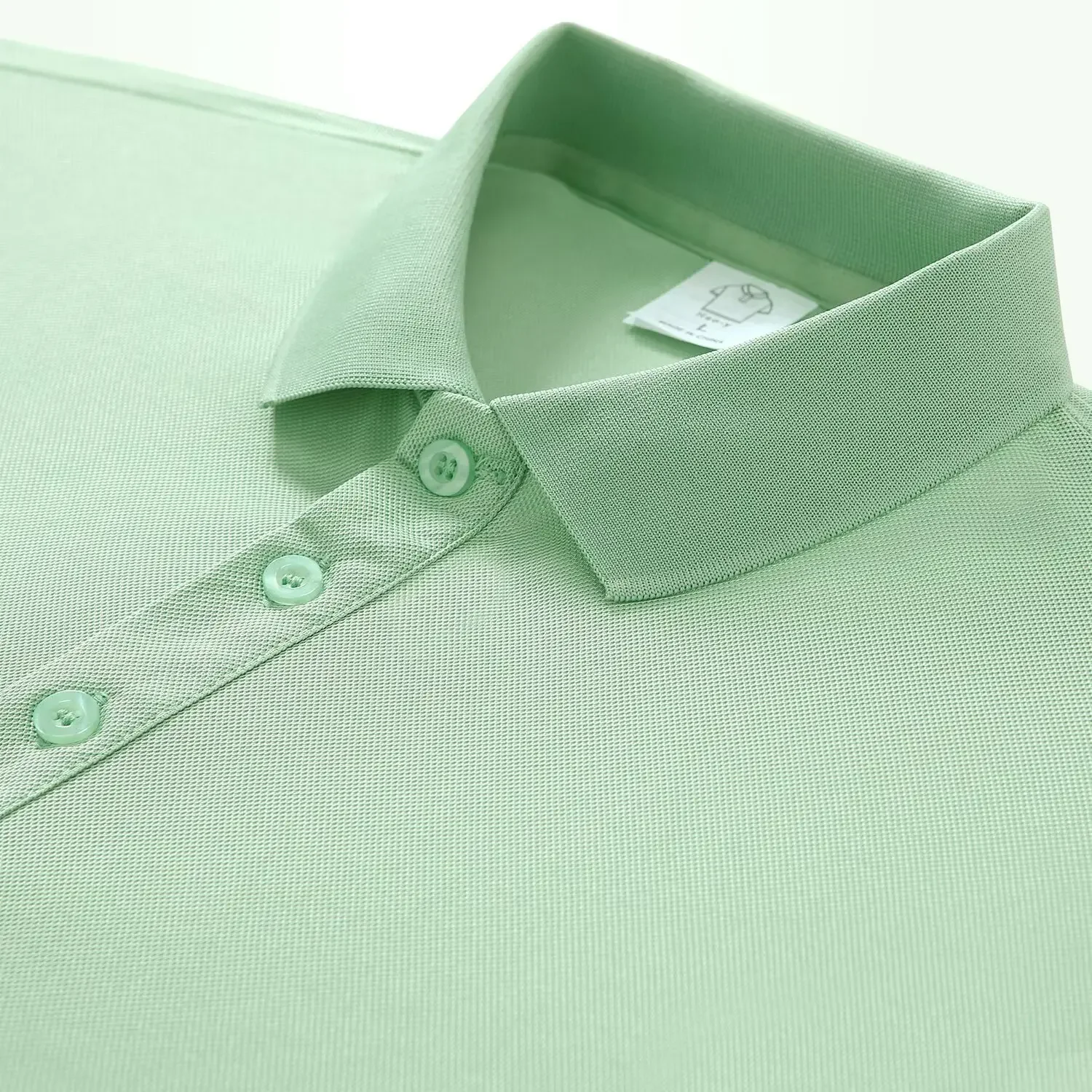 Quick Dry Summer Short Sleeve Polo Shirt Customizable Corporate Logo Printed Pure Color Workwear Breathable Men's Fashion thumbnail 4