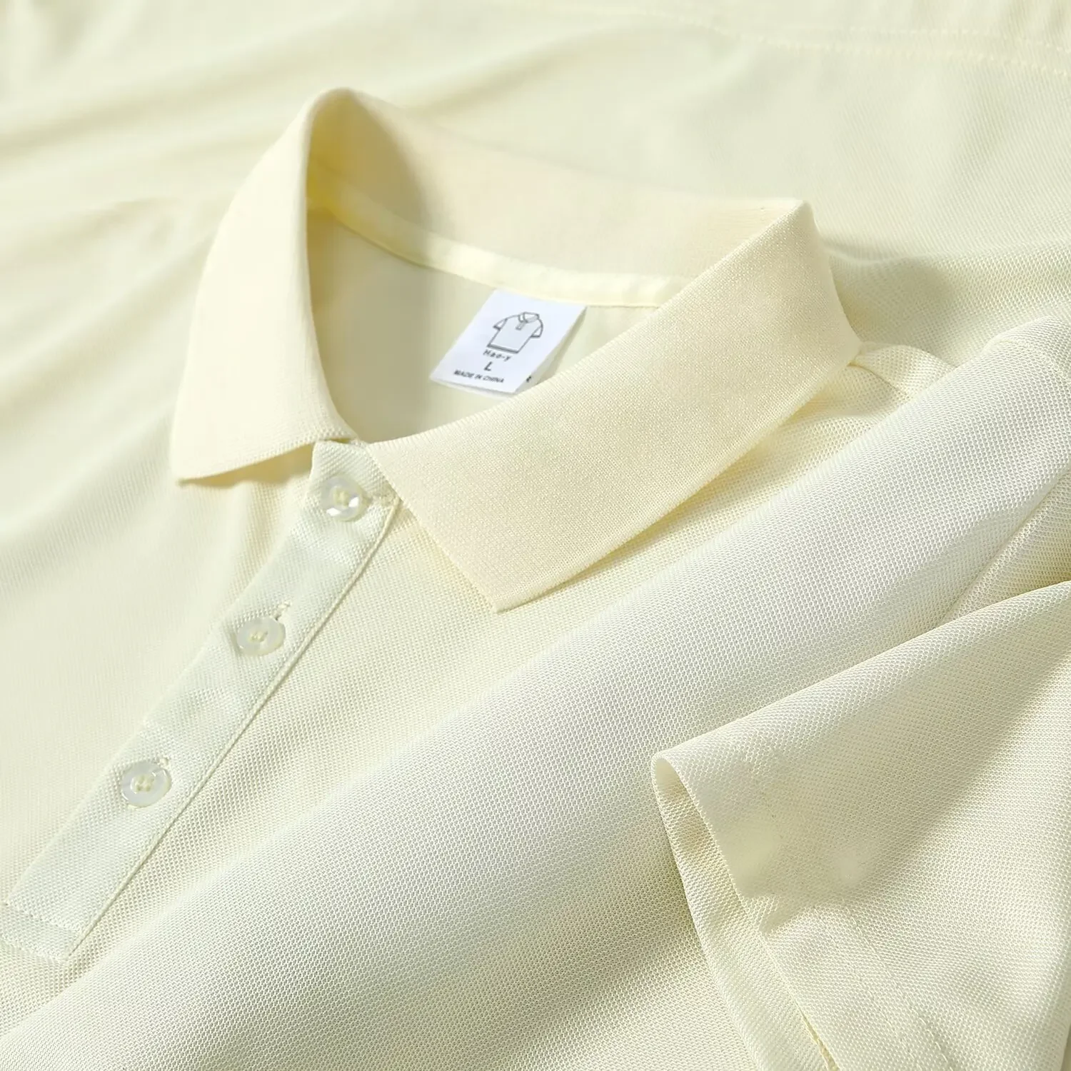 Quick Dry Summer Short Sleeve Polo Shirt Customizable Corporate Logo Printed Pure Color Workwear Breathable Men's Fashion thumbnail 3