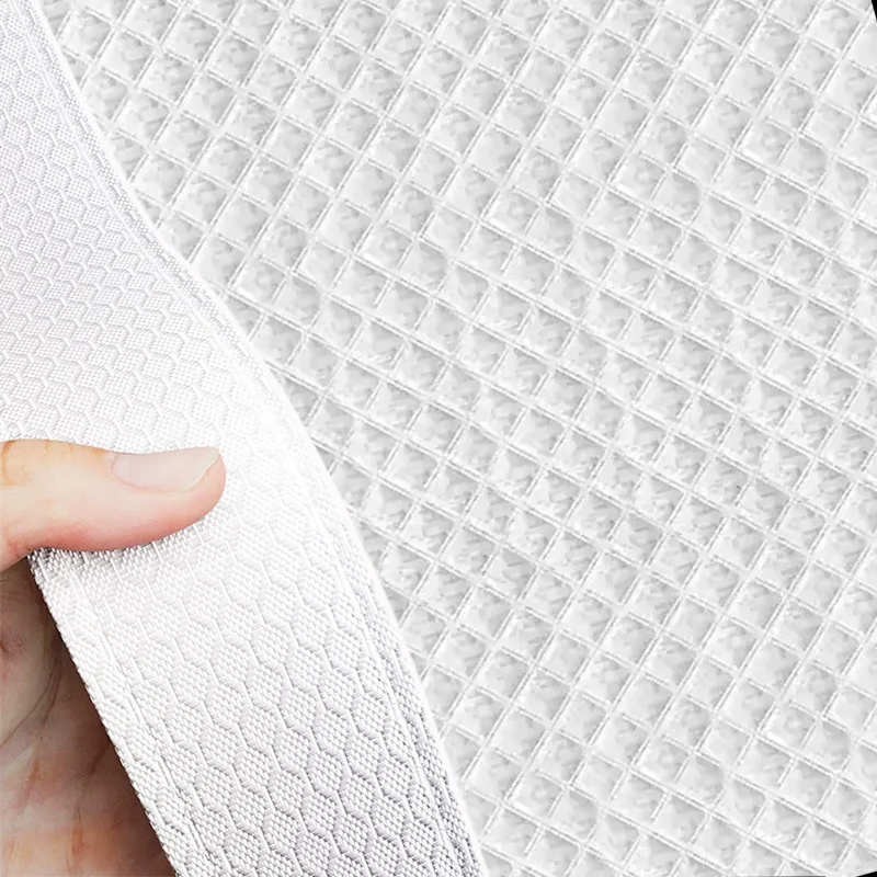 White magnetic cotton door curtain, thickened, warm, partition curtain, soundproof, cold proof, blackout curtain, customizable thumbnail 4
