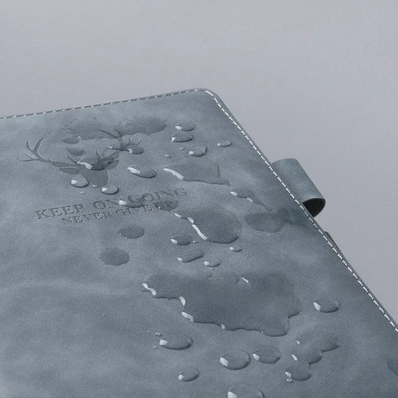 200pages A5 Leather Notebook with Leather Notebook Cover, Personalized Soft Cover and Bookmark, Perfect for Business, Meeting thumbnail 6