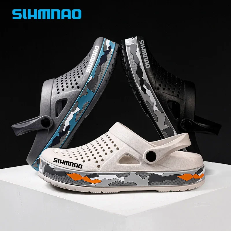 Summer Outdoor Beach Casual Sandals, Lightweight and Breathable Household Shoes, Anti Slip and Breathable Fishing Slippers