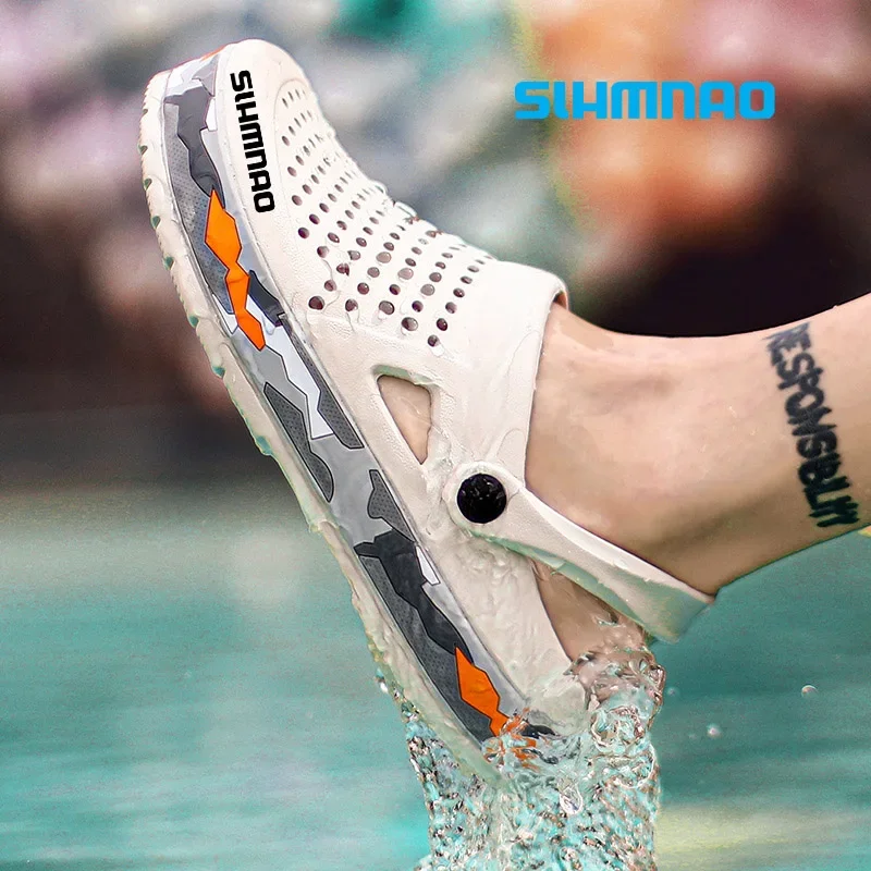 Summer Outdoor Beach Casual Sandals, Lightweight and Breathable Household Shoes, Anti Slip and Breathable Fishing Slippers thumbnail 4