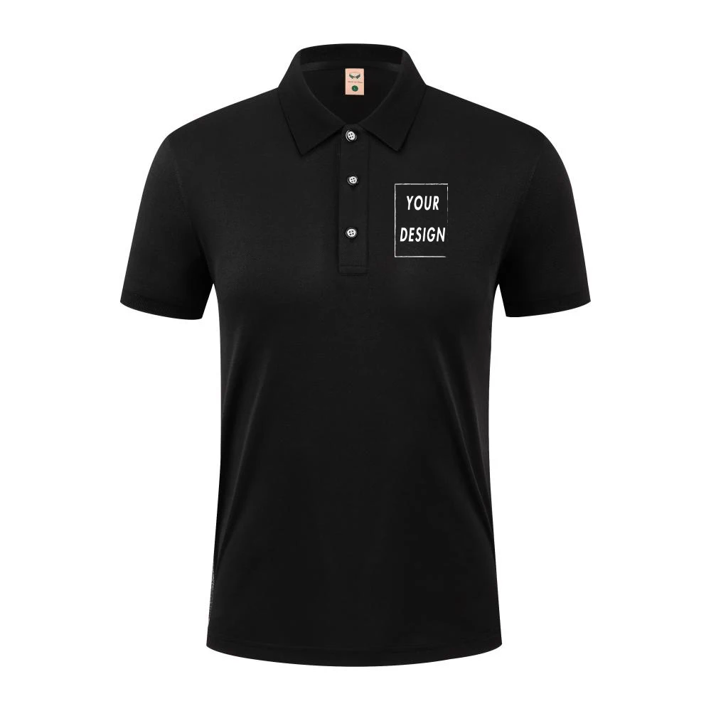 2025 Summer Causal Polo Shirt Custom Logo Printed Text Picture Brand Embroidery Personal Design Breathable Men And WomenTops thumbnail 3