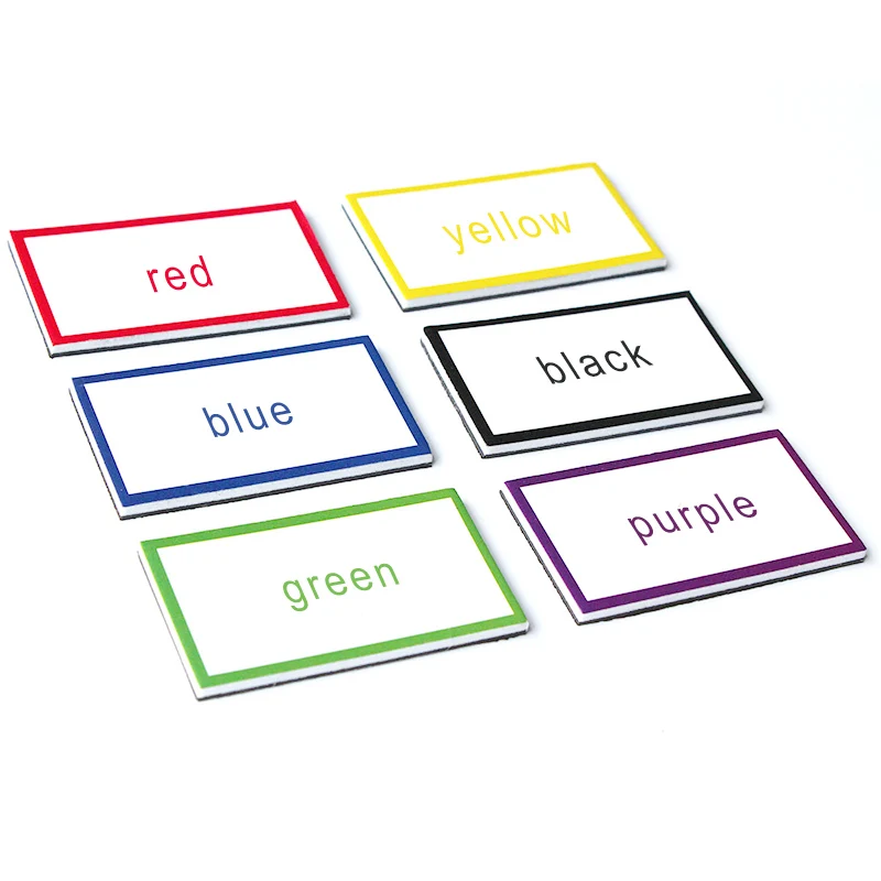 20 Magnetic Name Tags, Soft Whiteboard Stickers, Reusable Dry-Erase Magnets, Colorful Border Labels, Refrigerator Magnets
