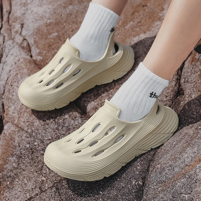 Men's women's sandals fashion platform casual sports slippers men's shoes EVA light breathable comfortable men's sandals slides thumbnail 6