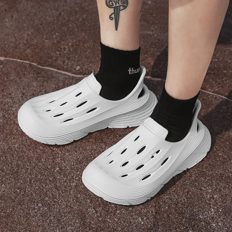 Men's women's sandals fashion platform casual sports slippers men's shoes EVA light breathable comfortable men's sandals slides thumbnail 4