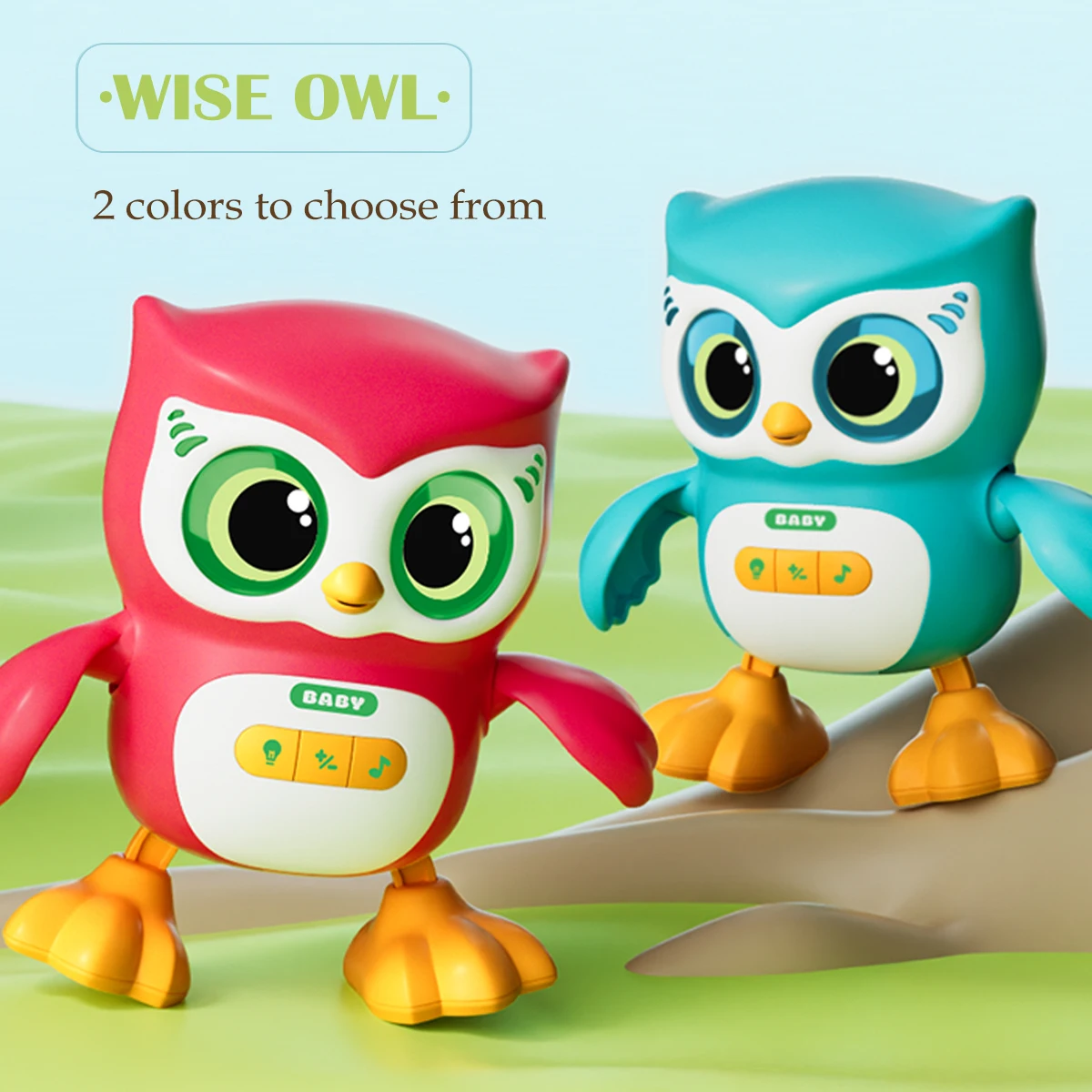 Cute Animals Electronic Toy, Owl Duck Pet with Music Light Dancing Adjustable Volume Moving Robot Mode for Children thumbnail 4