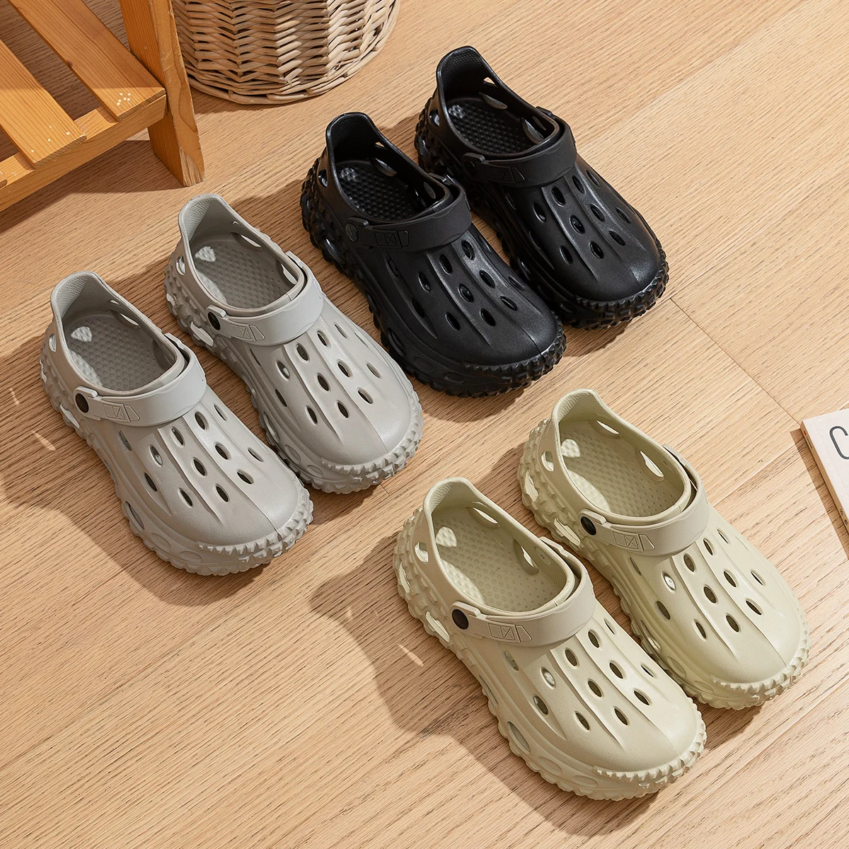 Summer Men Outdoor Sneakers EVA Non-slip Thick Bottom Sandals Fashion Comfortable Outdoor Casual Shoes thumbnail 6
