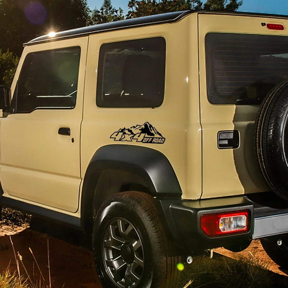 Car Sticker 4x4 Offroad Mountain Sticker for Waterproof Vinyl Film Car Accessories PVC Auto Exterior Decoration thumbnail 4