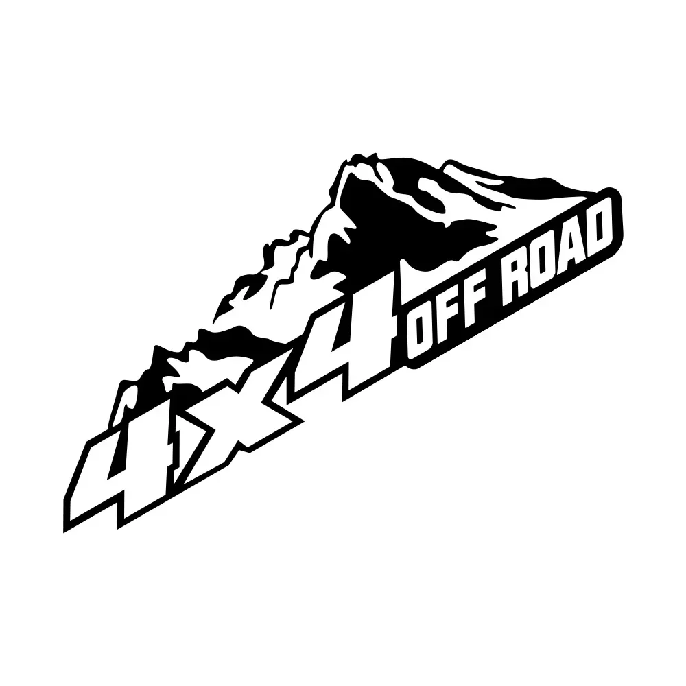 Car Sticker 4x4 Offroad Mountain Sticker for Waterproof Vinyl Film Car Accessories PVC Auto Exterior Decoration