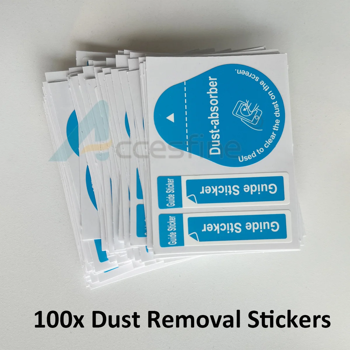 100pcs Tempered Glass Camera Lens Phone Screen Dust Removal Dry Wet Cleaning Wipes Paper tools Set alcohol pack for iPhone thumbnail 6