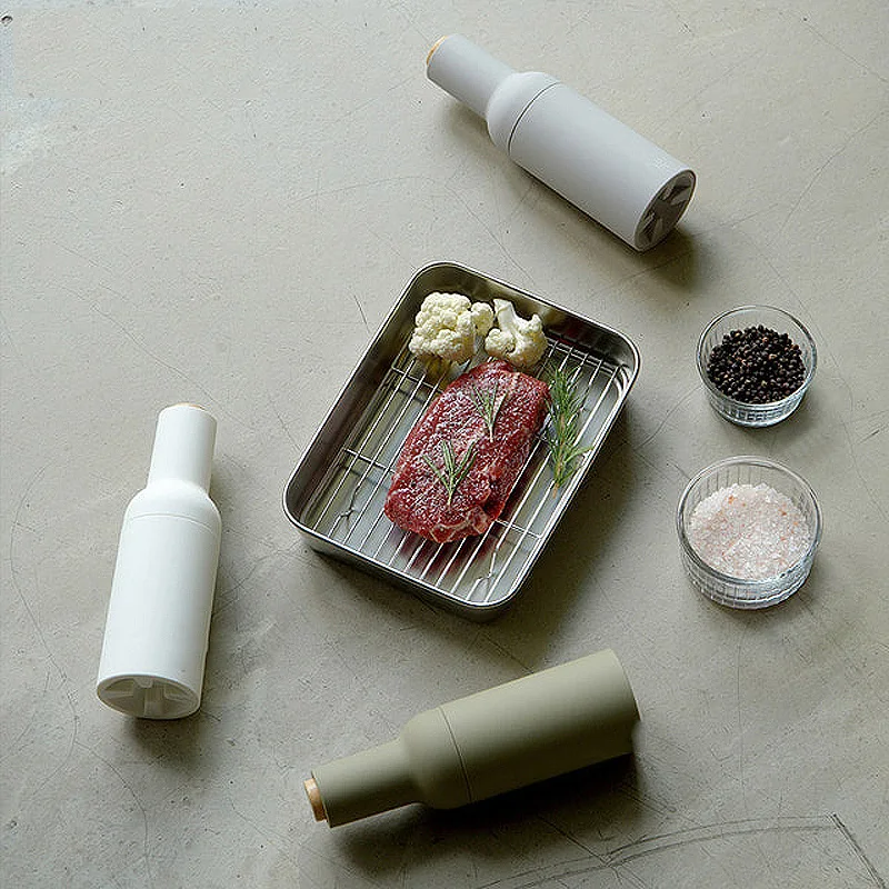 Electric Salt and Pepper Grinder Battery Automatic Spice Mill Cumin Grinder Pulverizer Kitchen Gadgets for Cooking Seasoning thumbnail 4