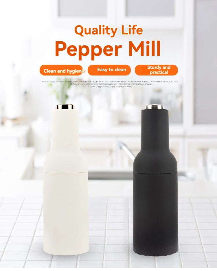 Electric Salt and Pepper Grinder Battery Automatic Spice Mill Cumin Grinder Pulverizer Kitchen Gadgets for Cooking Seasoning thumbnail 6