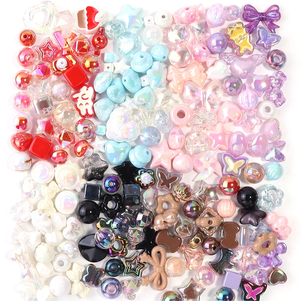 45G Mixing Style Multiple Color Acrylic Beads DIY Mobile Phone Chain Cartoon Phone Case Decoration Accessories Making thumbnail 5