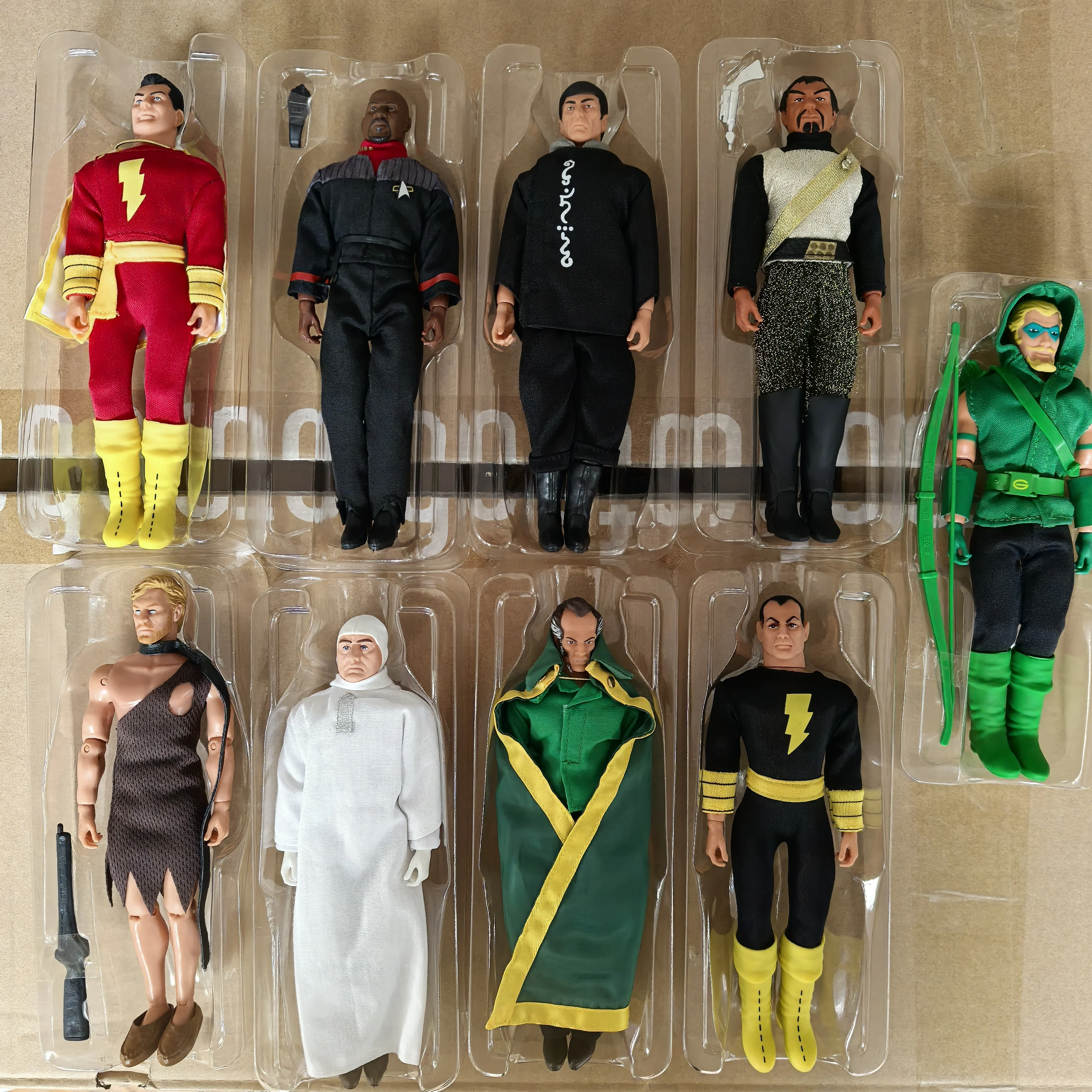Original 8 Inch Action Figure Planet of the Apes DC Comic Shazam Green Arrow Movie Character Collectible Toy Gift