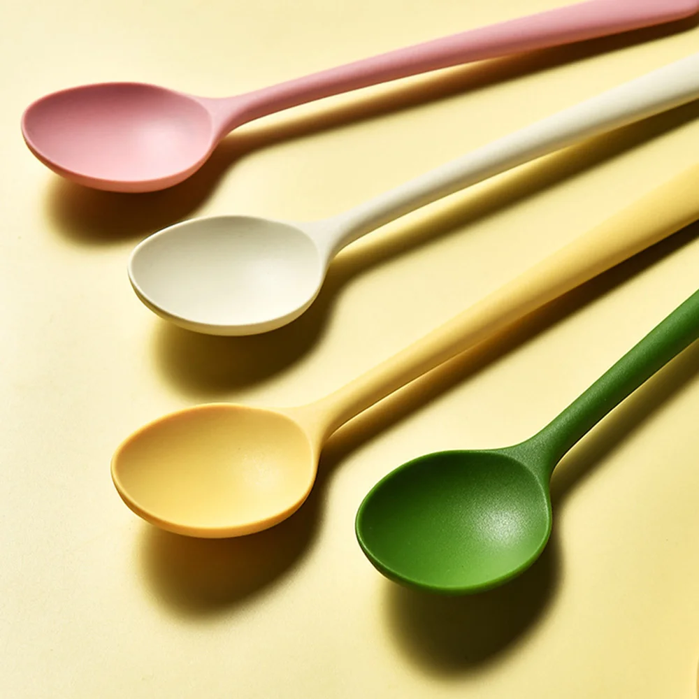 Korean 2/8Pcs Resuable Tableware Set High Quality Silicone Dinner Set Colorful Dinnerware Spoon Chopsticks Flatwaare Cutlery Set thumbnail 6