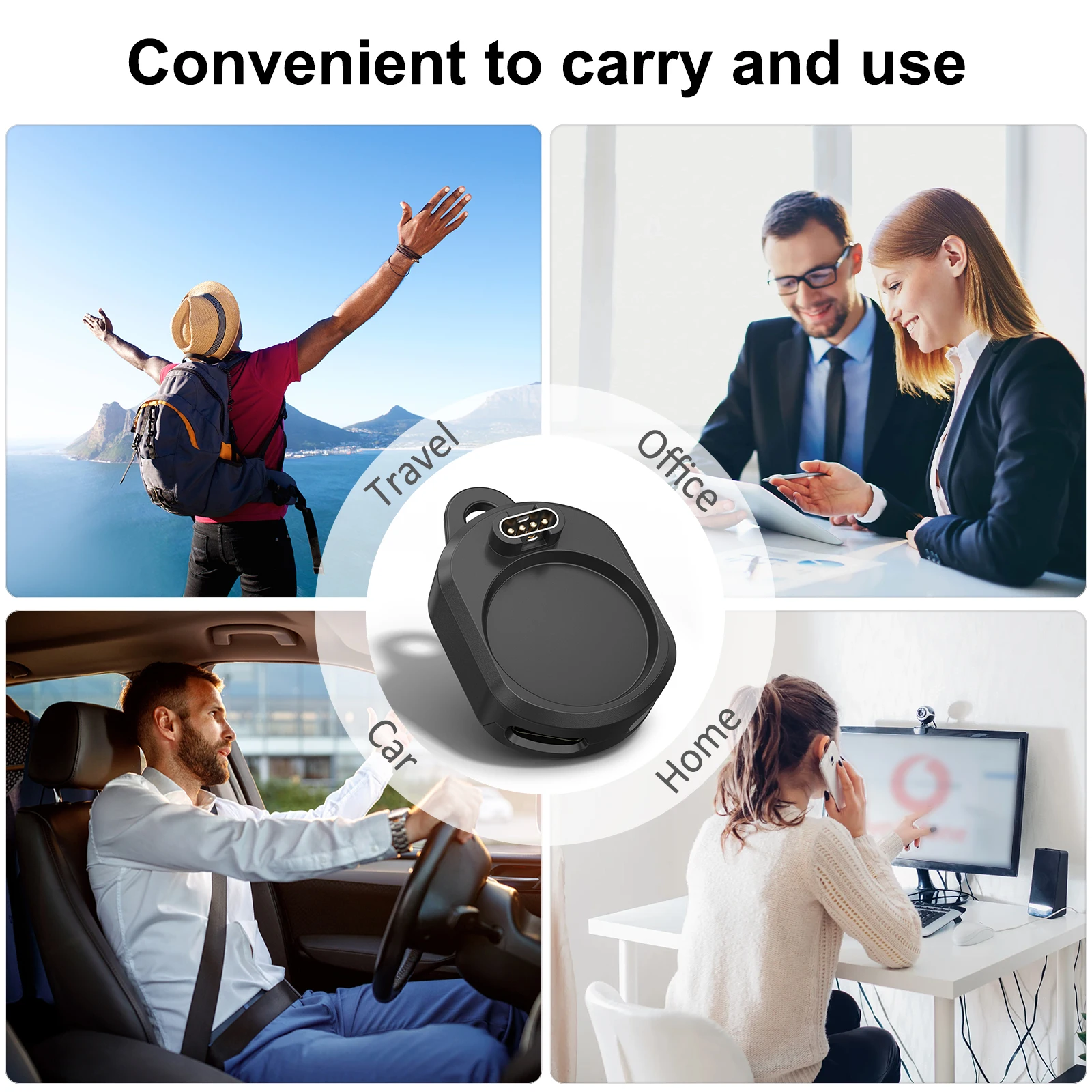 2 in 1 Type C/Micro USB Charging Adapter Converter For Garmin Fenix E 8 7 7X 6 6S 5 5X Venu 2S Vivoactive 3 4 Watch Charger Dock thumbnail 6