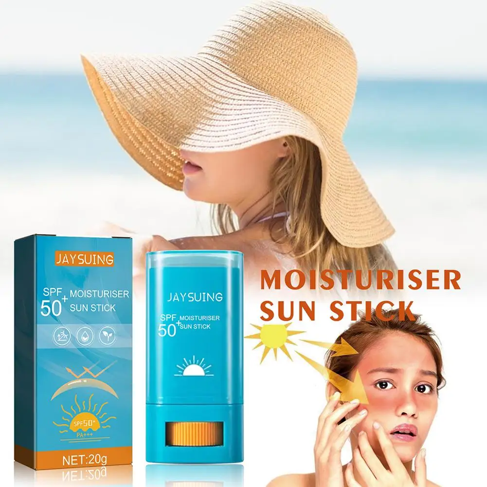SPF50+ Moisturizing Sunscreen Stick Isolation Protection Waterproof Sweat Resistant UV Protection Sunblock Sunscreen Skincare thumbnail 2