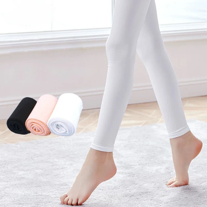 Boys Girls nine-point Ballet dance leggings Baby calf-length pants ankle-length Breathable child trousers Princess Kids Tights thumbnail 5