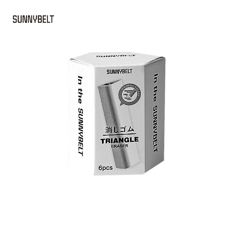 SUNNYBELT Super Clean Triangular Eraser for Students Exam Writing Wipes into Strips Leaving No Marks thumbnail 5