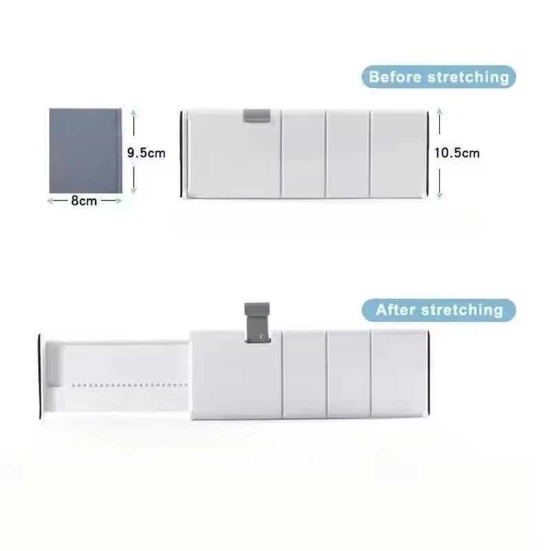 Drawer Dividers Organizer Retractable Adjustable Storage Drawer Partition Holder Clapboard Kitchen Organizer Household thumbnail 6