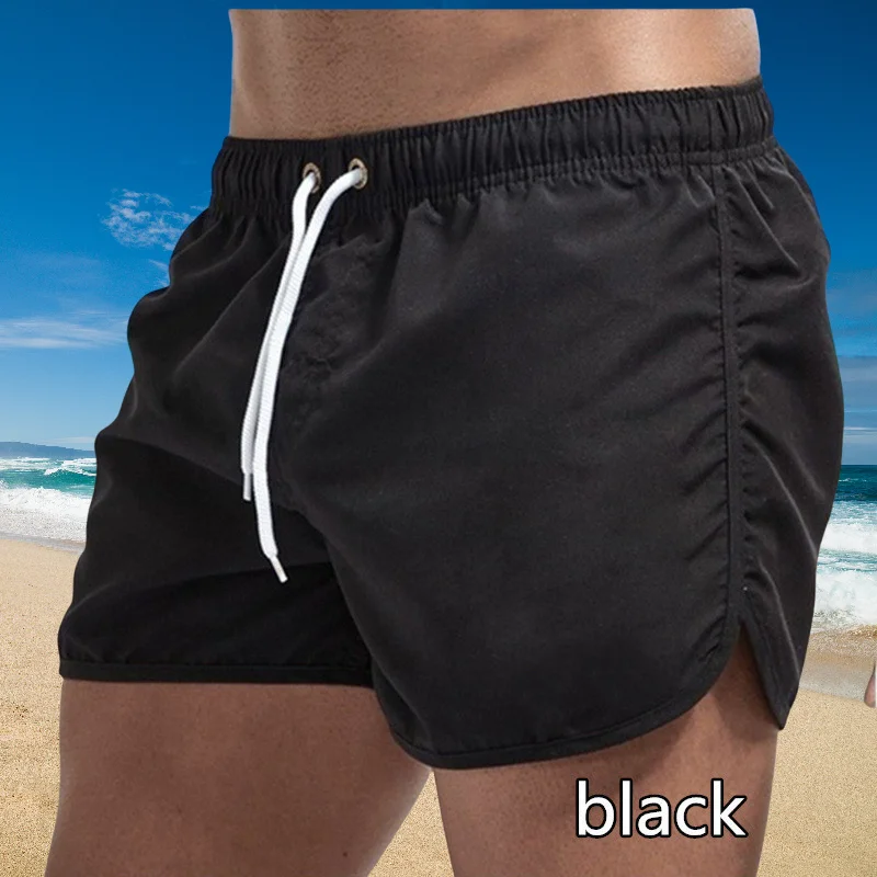 2025 New Summer Men's Swimwear Shorts Brand Beachwear Sexy Swim Trunks Men Swimsuit Low Waist Breathable Beach Wear Surf thumbnail 6