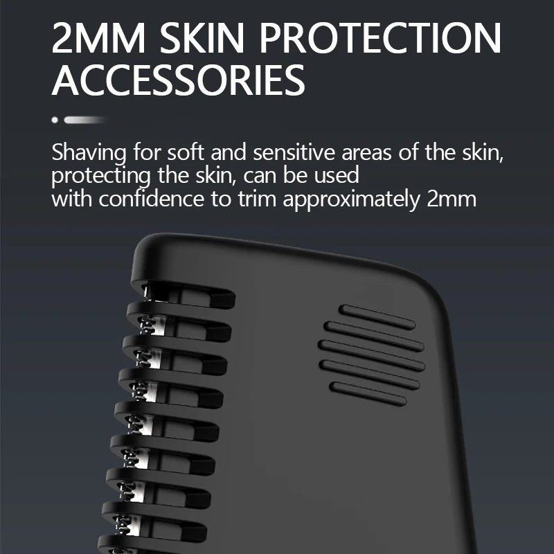 Resuxi New Men's Electric Body Hair Trimmer Multi Functional 3 in 1 Hair Clipper Shaver Set IPX5 Full Body Water Wash Clipper thumbnail 4