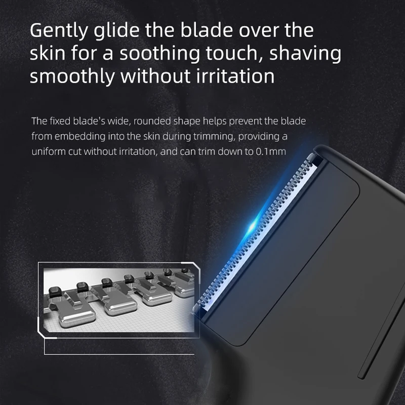 Resuxi New Men's Electric Body Hair Trimmer Multi Functional 3 in 1 Hair Clipper Shaver Set IPX5 Full Body Water Wash Clipper thumbnail 3