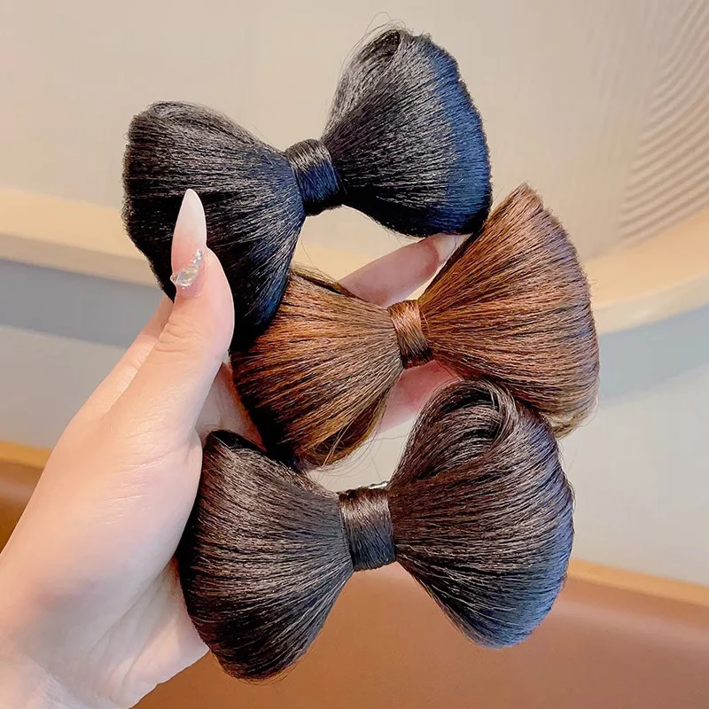 Children Wigs Cute Flower Buds Hairpins Baby Girl Bow Duck Tongue Clips Photography Props Headdress Kids Hair Accessories 1Pair thumbnail 5
