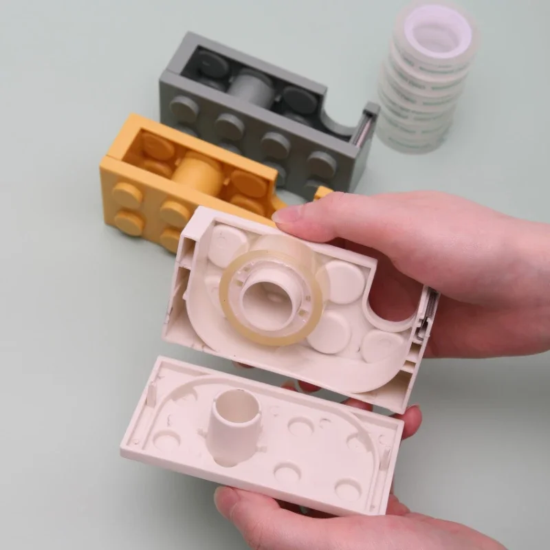 1PC Building block tape cutter tape storage box adhesive paper cutting machine office supplies thumbnail 4
