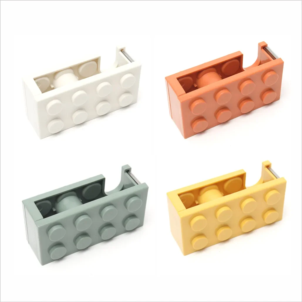1PC Building block tape cutter tape storage box adhesive paper cutting machine office supplies thumbnail 6