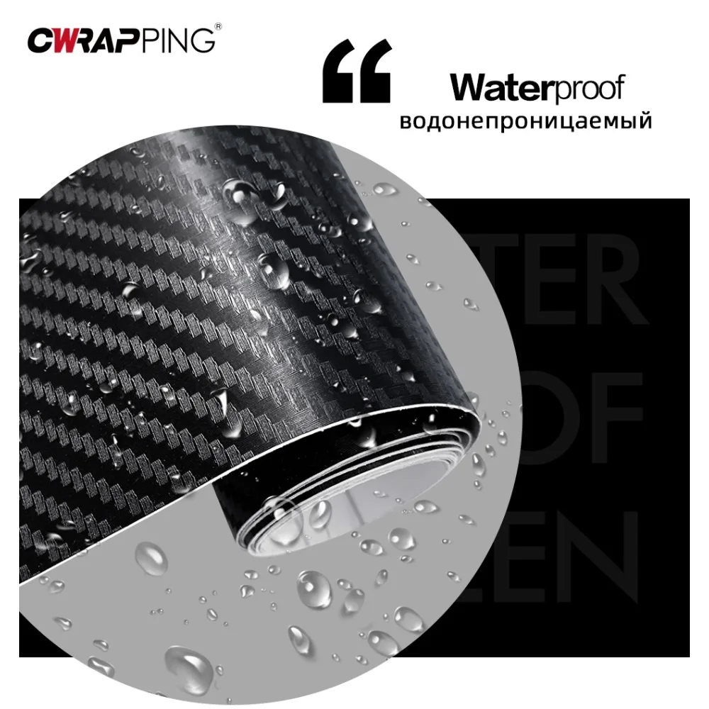 3D127cm Carbon Fiber Vinyl Wrap Car Stickers Motorcycle Protection Auto Styling Stickers Exterior Decor Film for Cars Supplies thumbnail 4