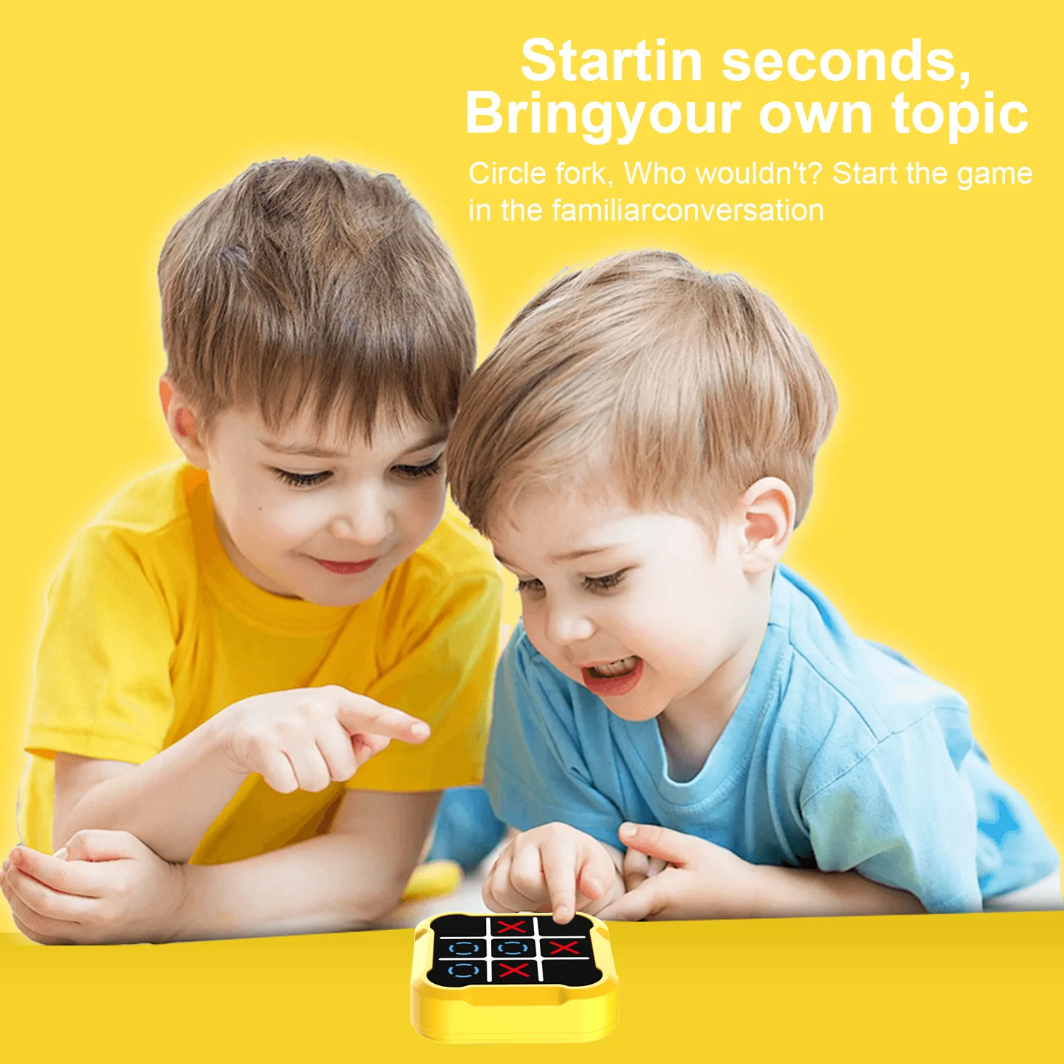 1Pcs Tic-Tac-Toe Board Games for Adults Kids Montessori Puzzle Table Game Chess Set Portable Portable Table Games Tic-Tac-Toe thumbnail 5