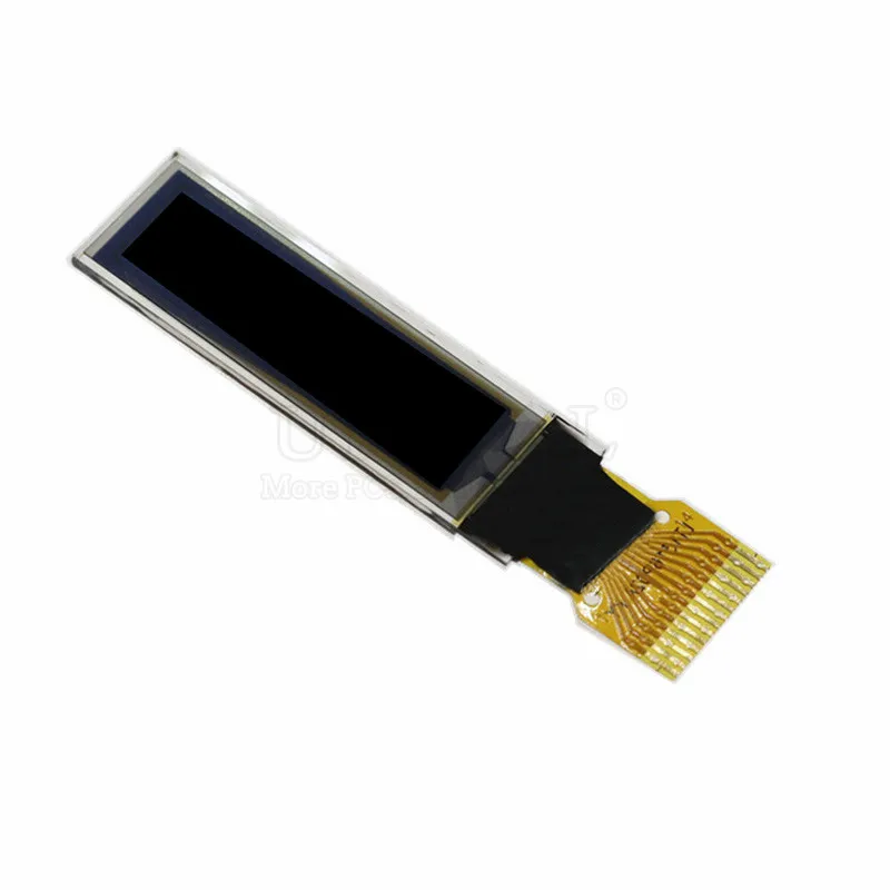 0.87 Inch OLED Display Module Wristband Display 128*32 SSD1316 Driver I2C IIC Interface Electronic Communication Display 14PIN