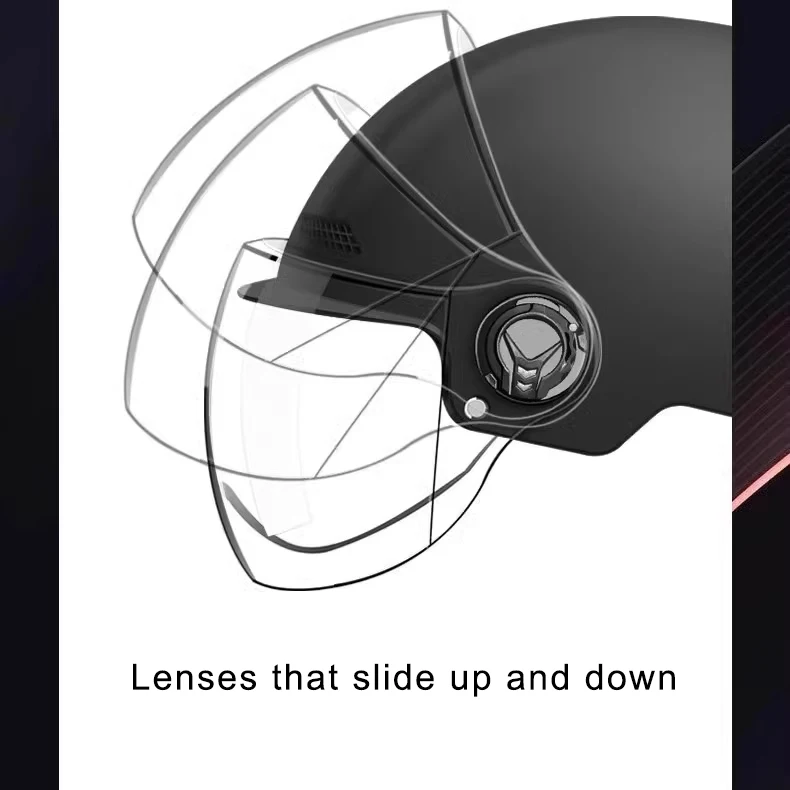 Motorcycle Helmet for Men Women Classic Retro Scooter Vintage Half Helmet Ultralight Cycling MTB Bike Bicycle Motorcycle Helmets thumbnail 4