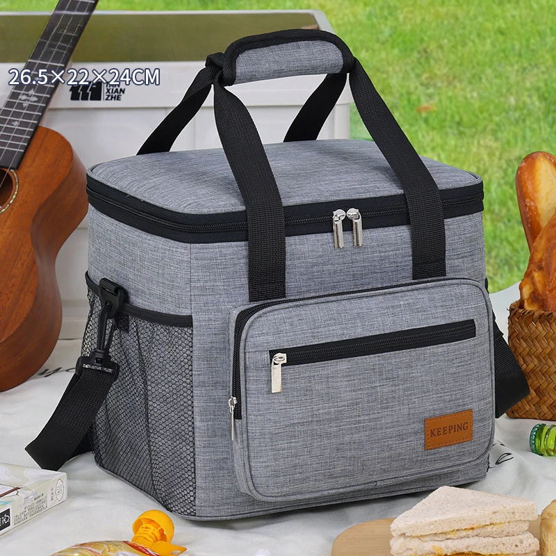 Multifunctional Layers Portable Lunch Food Durable Camping Oxford Backpacks Icebox Large Capacity Picnic BBQ Outdoor Travel Bags thumbnail 5