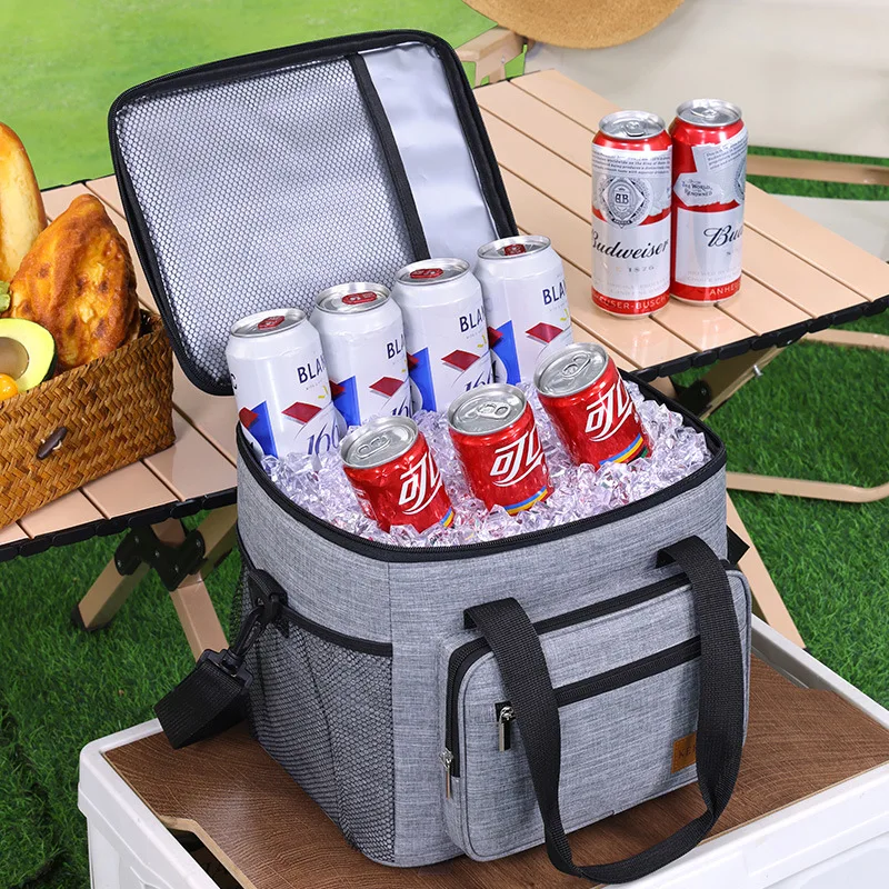 Multifunctional Layers Portable Lunch Food Durable Camping Oxford Backpacks Icebox Large Capacity Picnic BBQ Outdoor Travel Bags thumbnail 4