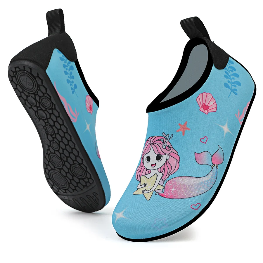 Children Beach Shoes Baby Soft Floor Indoor Slipper Snorkeling Swim Socks Boys And Girls Anti-Slip Home Barefoot Kids Slippers thumbnail 5