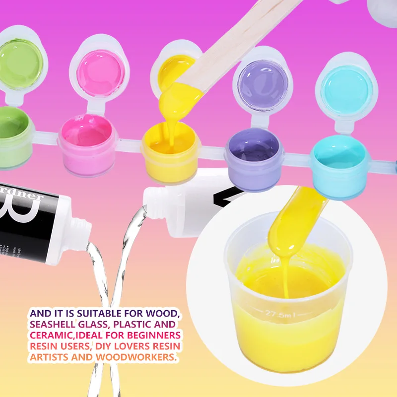 UV Epoxy Resin Pigment Paste 6Colors/Set 2g*6pcs Resin Colorant Dye For DIY Jewelry Making Handmade Crafts Art Color Paste thumbnail 3