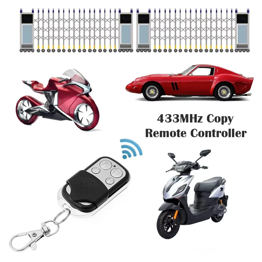 433mhz Remote control RF Clone Wireless remote control for garage door remote control water pump electric gate control thumbnail 3