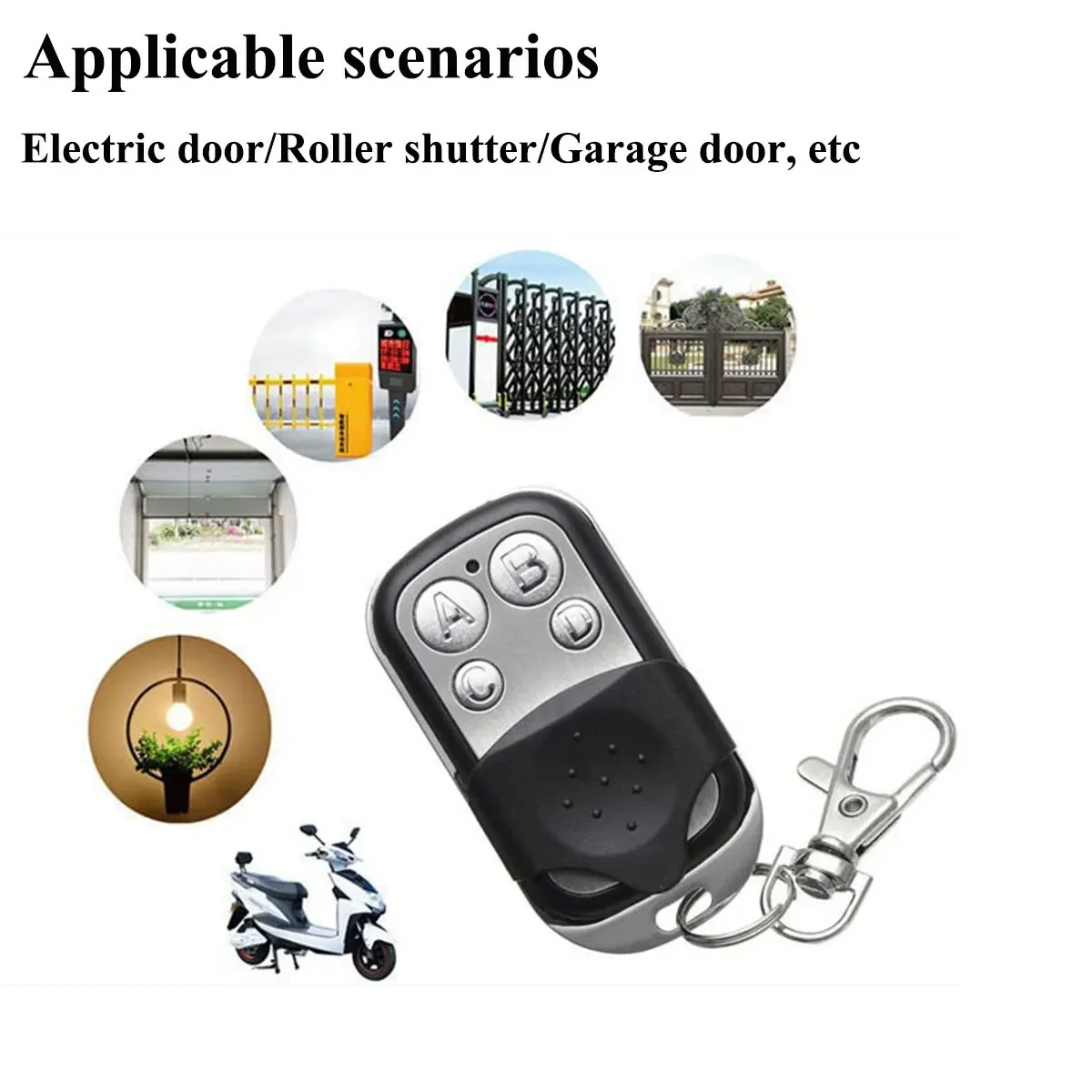 433mhz Remote control RF Clone Wireless remote control for garage door remote control water pump electric gate control thumbnail 2