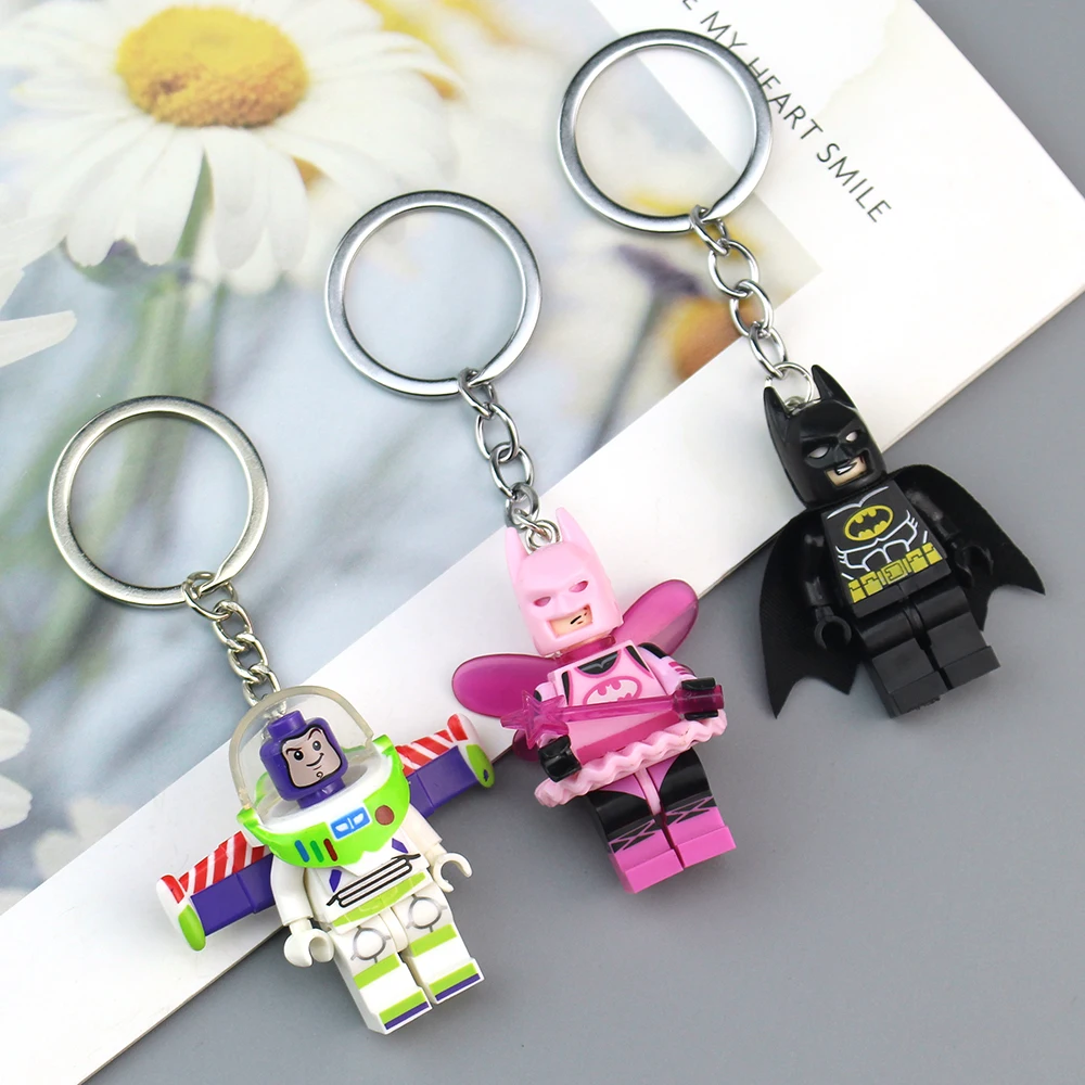 Marvel Avengers Spider-Man Iron Man Wolverine Anime Character Key Chain Action Figure Backpack Car Pendant Holiday Gift thumbnail 4