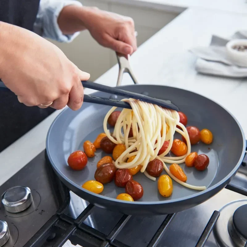2 in 1 Nylon Grip Flip Tongs Egg Spatula Tongs Steak Spatula Tongs Clamp Pancake Fried Turners Kitchen Accessories Kitchen Items thumbnail 5