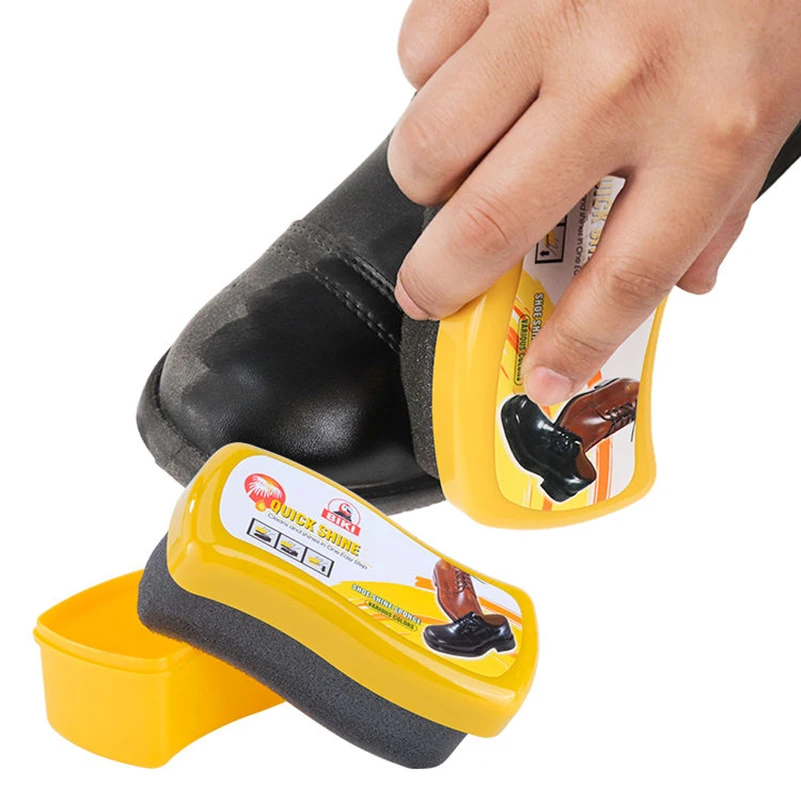 Shoe Shine Sponge,No Buffing Leather Protector,Polisher for Genuine, Synthetic, and Imitation Leather,Cleaner for Boots, Shoes, thumbnail 3