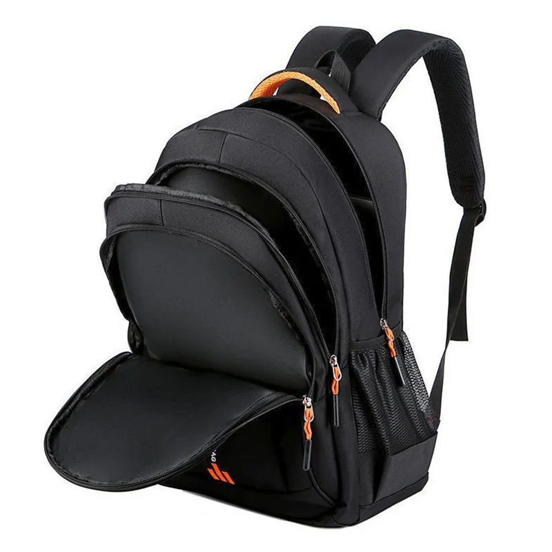 Unisex Large Capacity Backpack, Business Travel Laptop Bag, Multi-Compartment Design, Adjustable Straps, Ideal for Work Leisure thumbnail 3