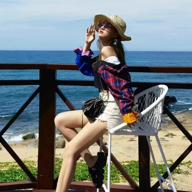New XL Big Size 62cm Panama Jazz Straw Hat for Women Men Dig Out Summer Beach Sun Hat Windproof Folding Rope UV Protection Hat thumbnail 4
