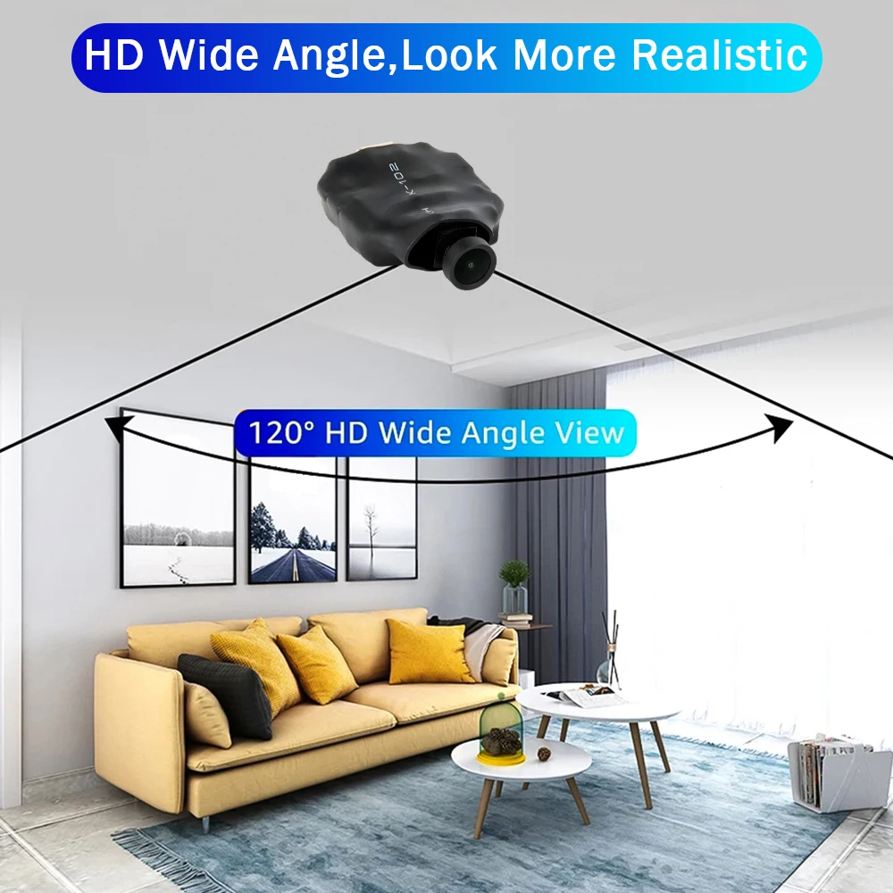 1080P HD Mini Camera DIY Module WiFi Camera Video Recorder Motion Detection Home Security Surveillance Camcorder Remote View thumbnail 2