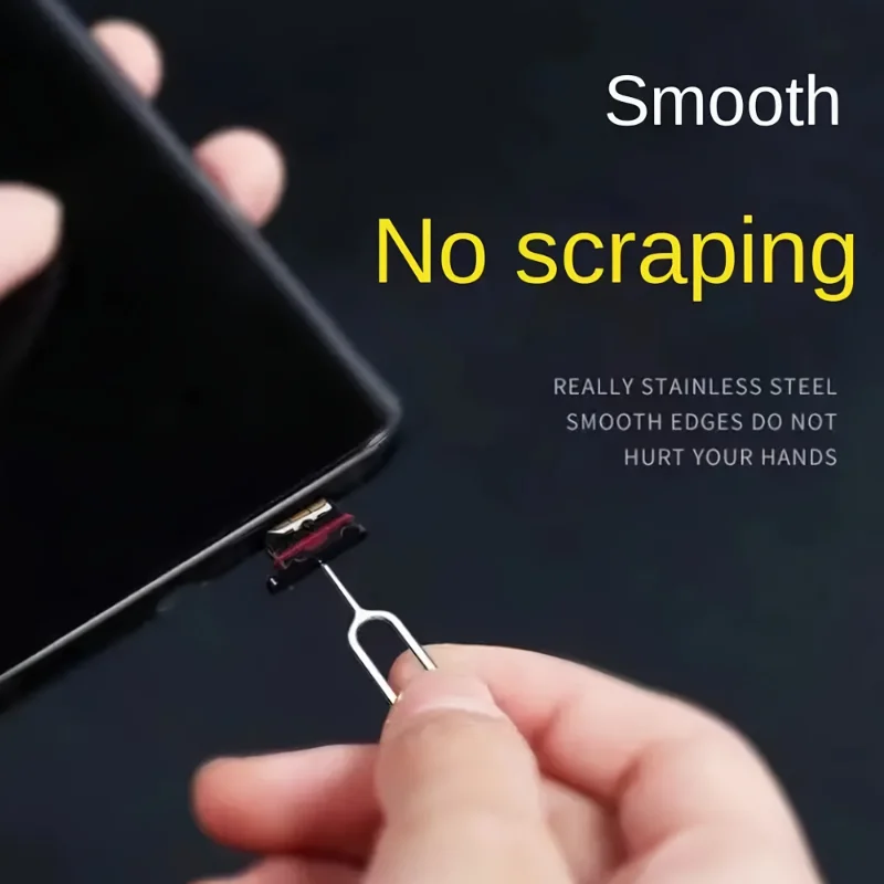 100PCS Universal SIM Card Cleaning NeedleTray Eject Pin Ejector Removal Tool thumbnail 2