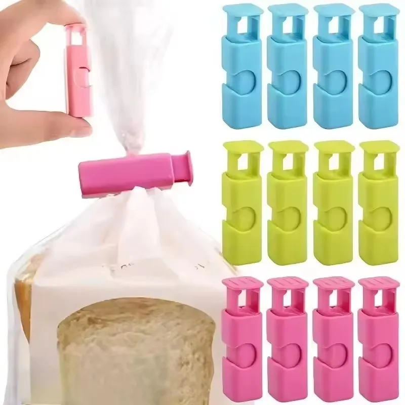 Food Sealing Clips Reusable Bread Storage Bag Clips for Snack Wrap Bags Spring Clamp Home Kitchen Gadgets Sealing Clamps thumbnail 3